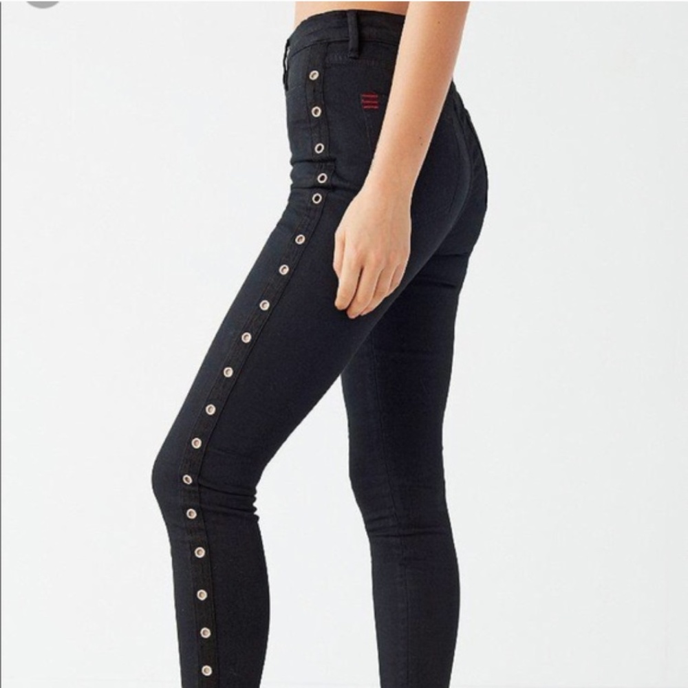 Urban Outfitters NWT Twig High Rise Black Jeans